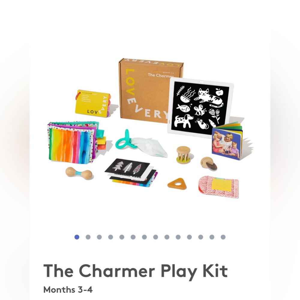 Lovevery The Charmer Play Kit for 3-4 Months